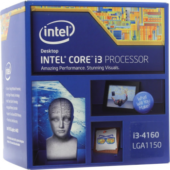 CPU Intel Core i3 4160 (3.60GHz, 3M, 2 Cores 4 Threads) TRAY KO FAN
