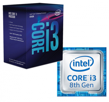 CPU Intel Core i3 8100 (3.60GHz, 6M, 4 Cores 4 Threads) TRAY KO FAN